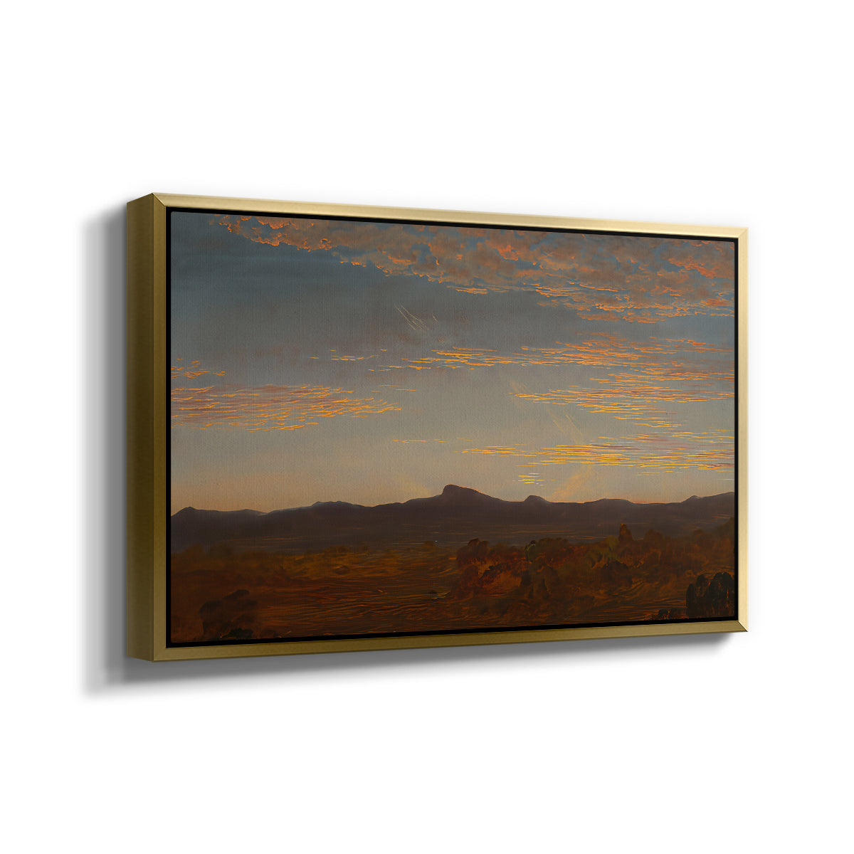 Study for "Catskill Creek", c. 1844-1845 - Floater Framed Canvas Print