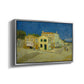 The Yellow House (The Street), 1888 - Floater Framed Canvas Print