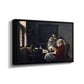 Girl Interrupted at Her Music, c. 1658-1659 - Floater Framed Canvas Print