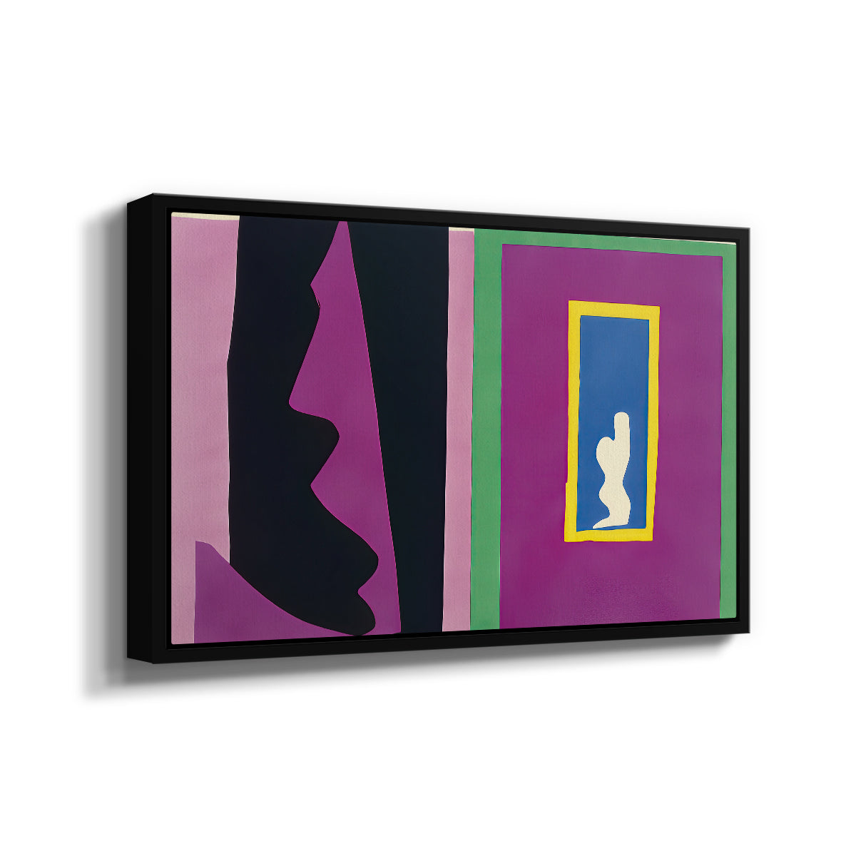 Destiny (Le destin), from Jazz, 1947 - Floater Framed Canvas Print