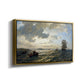 Fresh Breeze on the Norwegian Coast, 1876 - Floater Framed Canvas Print