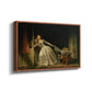 The Stolen Kiss (Le Baiser à la dérobée), c. 1788 - Floater Framed Canvas Print