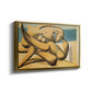 Figures at the Seaside (The Kiss), 1931 - Floater Framed Canvas Print