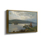 The Jetty at Feste near Moss, 1898 - Floater Framed Canvas Print