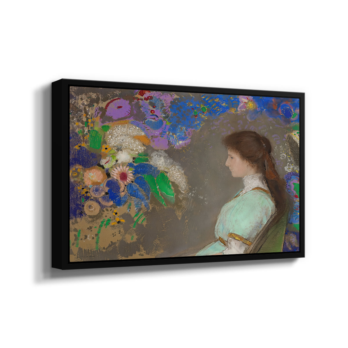 Portrait of Violette Heymann, 1910 - Floater Framed Canvas Print