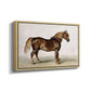 A Cart-Horse - Floater Framed Canvas Print