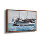 Taking on Wet Provisions, 1903 - Floater Framed Canvas Print