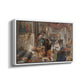 Roman Pilgrims, 1854 - Floater Framed Canvas Print