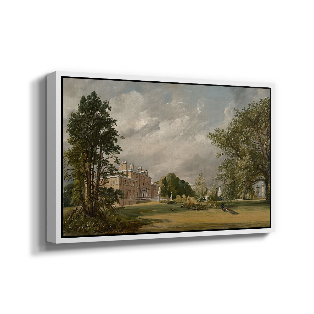Malvern Hall, 1821 - Floater Framed Canvas Print
