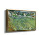 Vineyards at Auvers, 1890 - Floater Framed Canvas Print