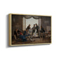 A Group of Danish Artists in Rome, 1837 - Floater Framed Canvas Print