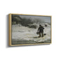 Tøsne, 1895 - Floater Framed Canvas Print