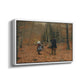 The Woodman and his Children, 1886 - Floater Framed Canvas Print