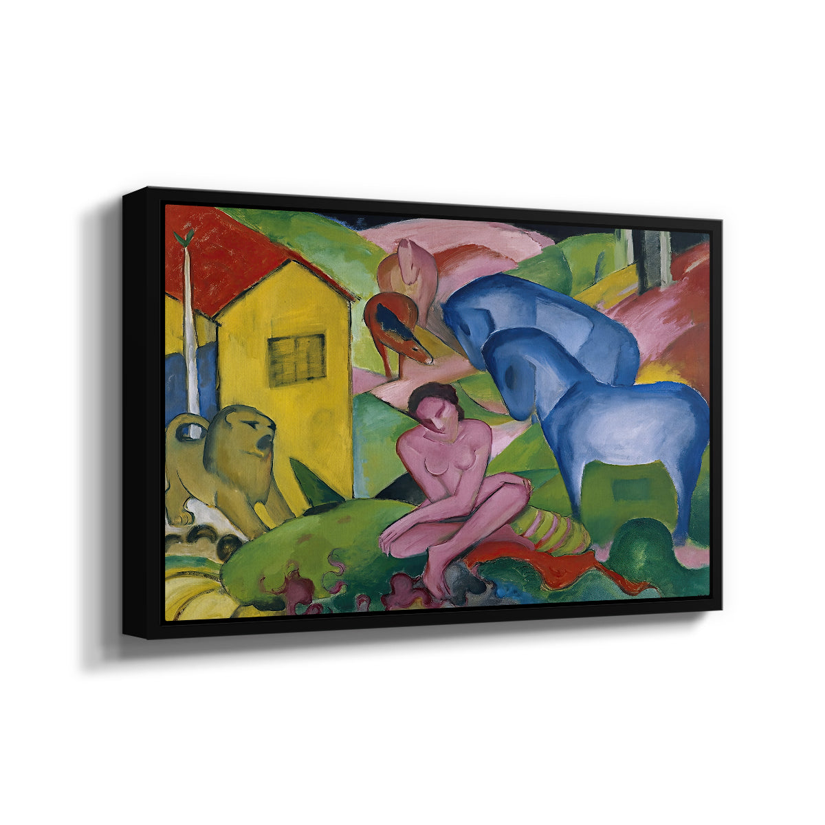 The Dream, 1912 - Floater Framed Canvas Print