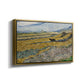 Enclosed Field with Ploughman, 1889 - Floater Framed Canvas Print
