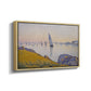 Evening Calm, Concarneau, Opus 220, 1891 - Floater Framed Canvas Print