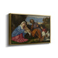 The Holy Family with a Shepherd, c. 1510 - Floater Framed Canvas Print