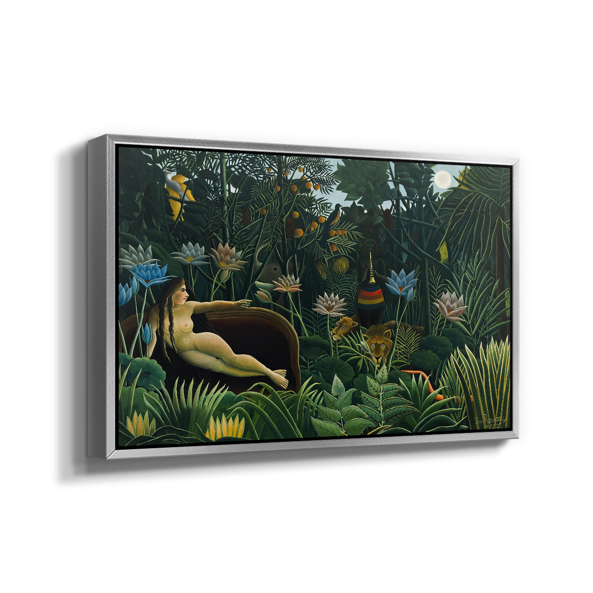 The Dream (Le Rêve), 1910 - Floater Framed Canvas Print