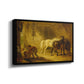 Heath Ewe and Lambs, 1810 - Floater Framed Canvas Print
