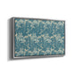 Tulip (Teal), 1875 - Floater Framed Canvas Print