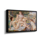 The Large Bathers, 1884-1887 - Floater Framed Canvas Print