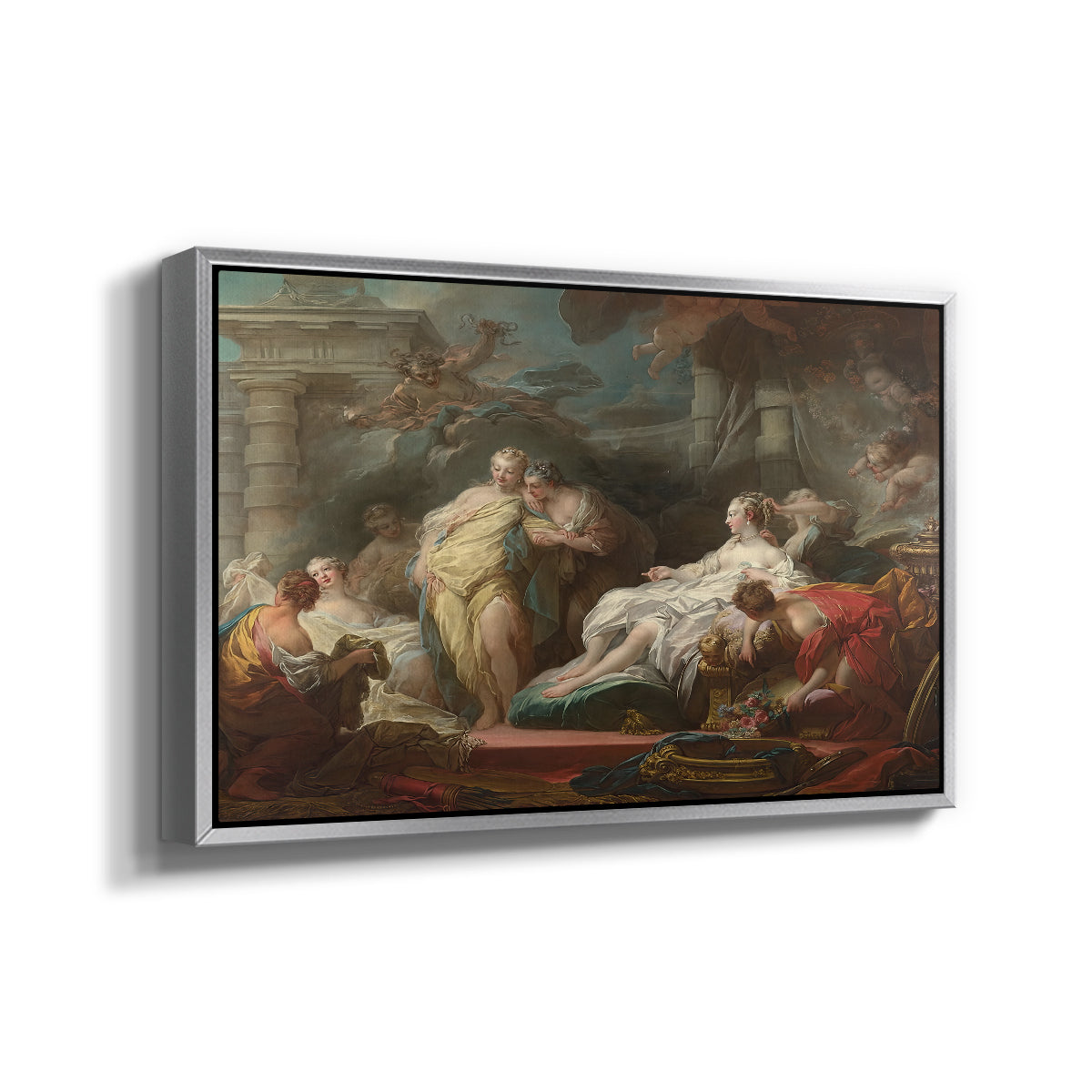 Psyche Showing Her Sisters Her Gifts from Cupid, 1753 - Floater Framed Canvas Print