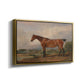 A Hunter in a Landscape, c. 1810 - Floater Framed Canvas Print