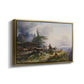 An Alpine Farm on the Untersberg, 1835 - Floater Framed Canvas Print