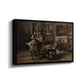 The Studio of Ferdinand De Braekeleer I, Father of the Painter, c. 1873-1885 - Floater Framed Canvas Print
