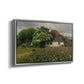 Farmhouse with Meadow Flowers, 1909 - Floater Framed Canvas Print