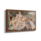 The Large Bathers, 1884-1887 - Floater Framed Canvas Print