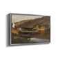 Landingsbrygge Husvik, Drøbak, 1875 - Floater Framed Canvas Print