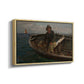 Fishermen from Rügen, 1882 - Floater Framed Canvas Print