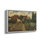 Garden of a Florist (The Flower Garden), 1864 - Floater Framed Canvas Print