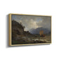 From the Western Coast of Norway, 1862 - Floater Framed Canvas Print