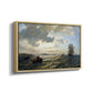 Fresh Breeze on the Norwegian Coast, 1876 - Floater Framed Canvas Print