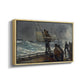The Signal of Distress, c. 1896 - Floater Framed Canvas Print