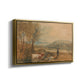 Lulworth Castle, Dorset, c. 1820 - Floater Framed Canvas Print