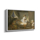 The Visit to the Nursery, c. 1775 - Floater Framed Canvas Print