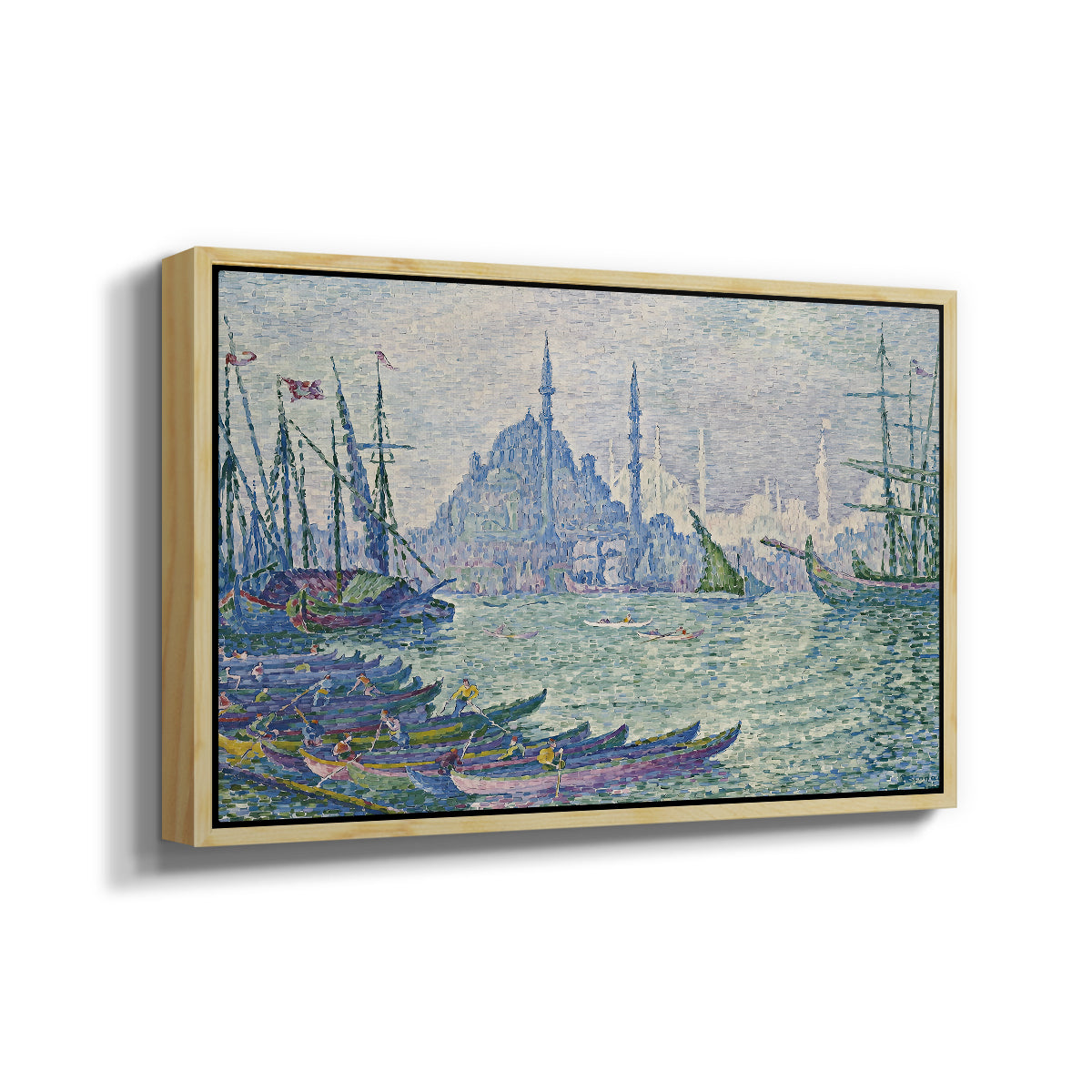 The Golden Horn, Minarets, 1907 - Floater Framed Canvas Print
