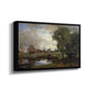 Dedham Lock and Mill, c. 1820 - Floater Framed Canvas Print