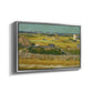 The Harvest, 1888 - Floater Framed Canvas Print
