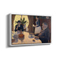 The Dining Room (Breakfast), 1886-1887 - Floater Framed Canvas Print