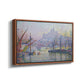 The Port of Marseille, 1905 - Floater Framed Canvas Print