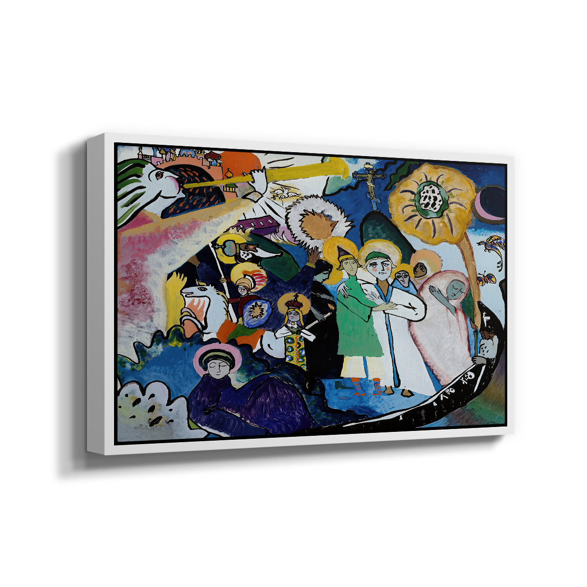 All Saints Day I, 1911 - Floater Framed Canvas Print