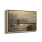 From the Inlet of Oslo, 1874 - Floater Framed Canvas Print