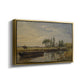 Barge below Flatford Lock, c. 1810 - Floater Framed Canvas Print