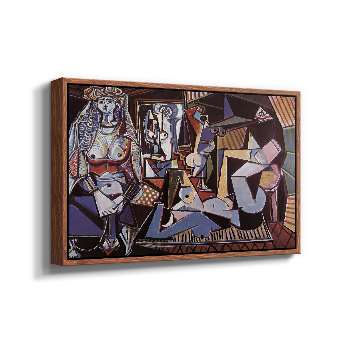 Women of Algiers (Version O), 1955 - Floater Framed Canvas Print
