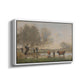 Cows in a Marshy Landscape, c. 1873-1874 - Floater Framed Canvas Print