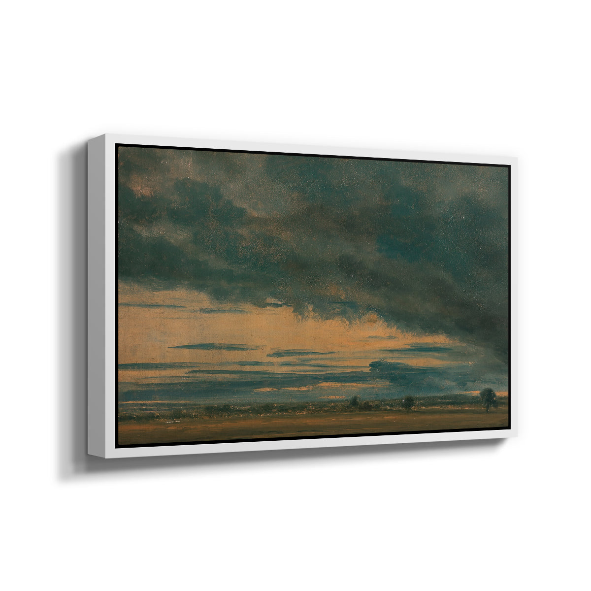 Cloud Study, c. 1821 - Floater Framed Canvas Print